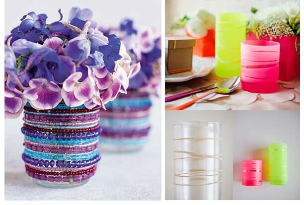 ваза с бусинками